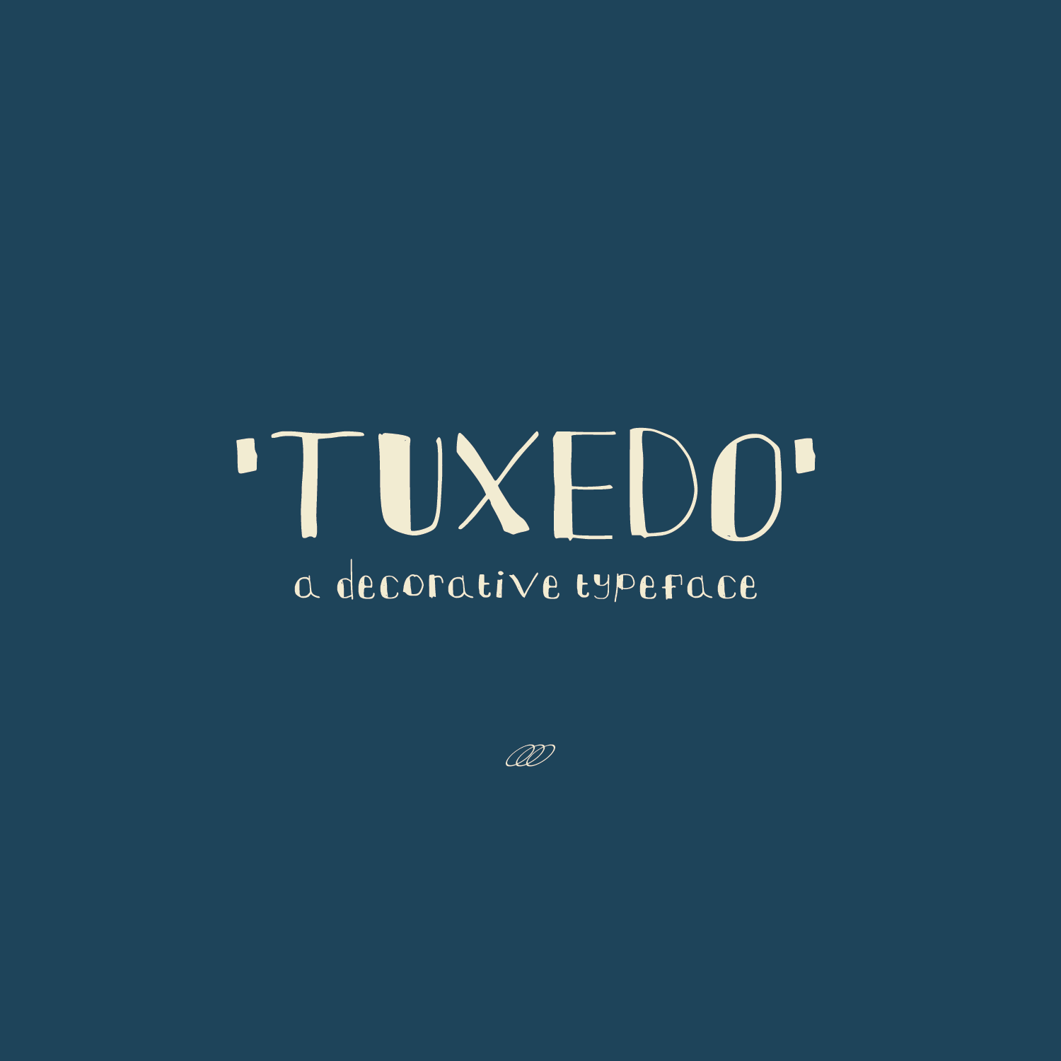 'Tuxedo' Digital Typeface