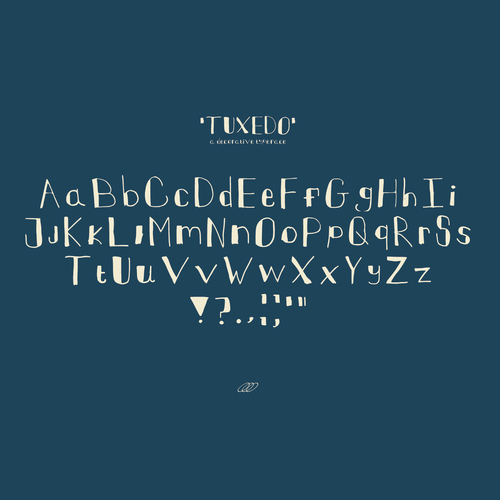 'Tuxedo' Digital Typeface